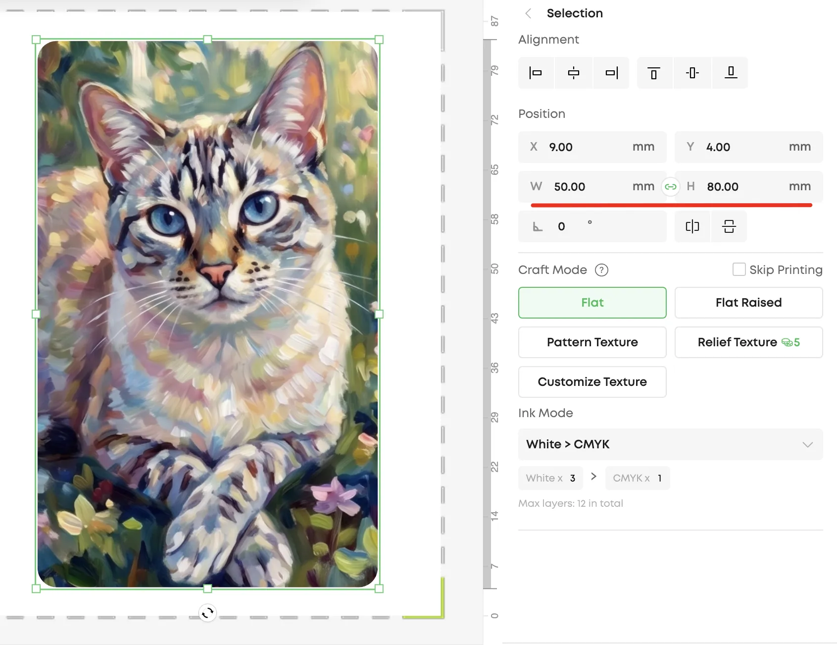 Dragging custom sized image into EufyMake Studio